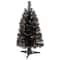 2ft. Pre-Lit Black Artificial Christmas Tree, Warm White LED Lights